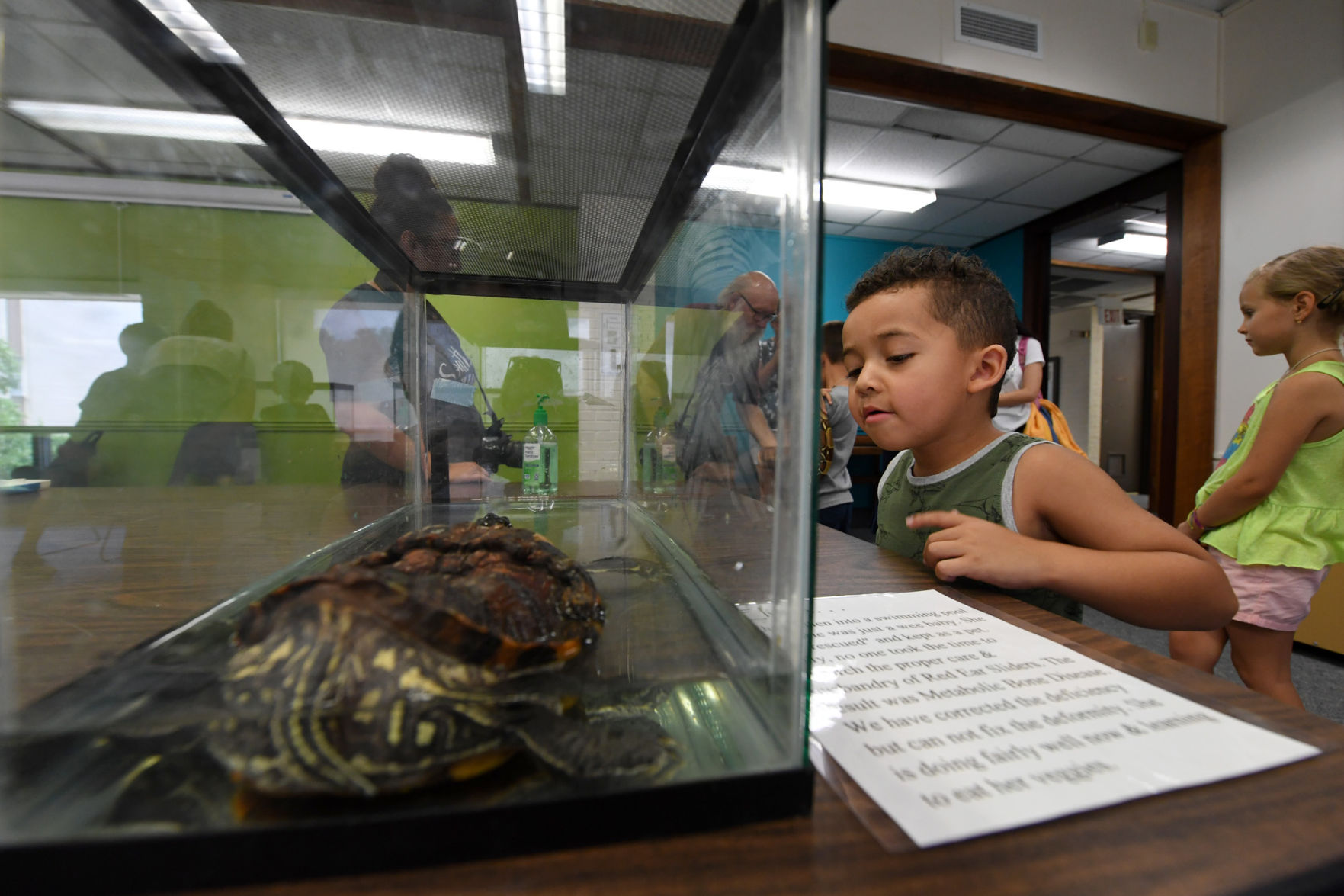 Reptile Day at the library